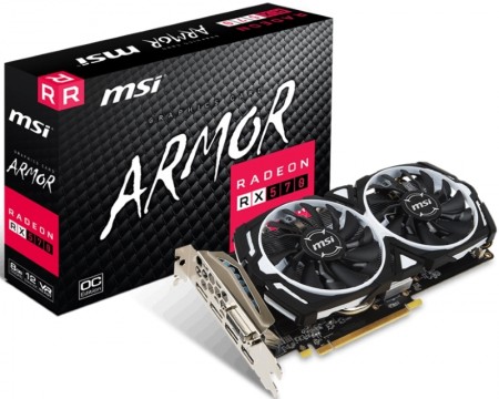 test Demo artikal artikal MSI AMD Radeon RX 570 8GB RX 570 ARMOR 8G OC