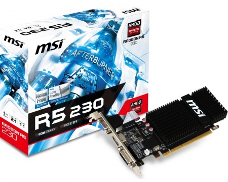 test Demo artikal artikal MSI AMD Radeon R5 230 1GB 64bit R5 230 1GD3H LP