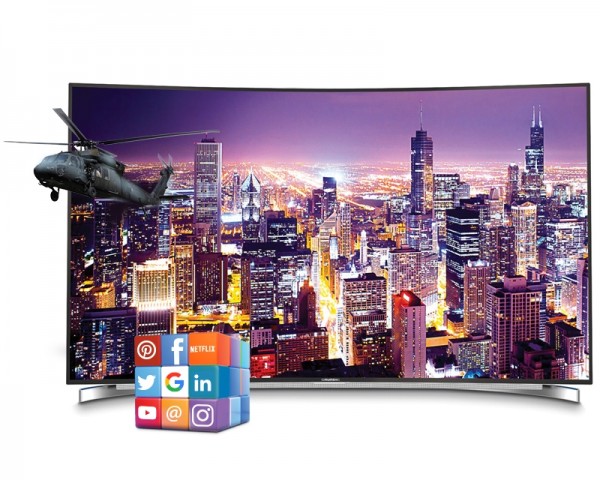 test Demo artikal artikal GRUNDIG 55'' Fine Arts 55 FLX 9690 SP zakrivljeni Smart LED 4K Ultra HD LCD TV