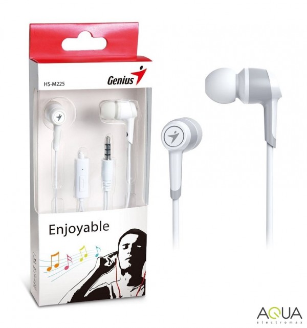 Genius slušalice sa mikrofonom HS-M225, WHITE