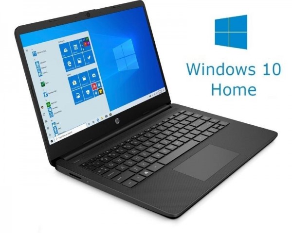 HP 14-DQ0001 14'' Celeron N4020 4GB 64GB Win10Home crni