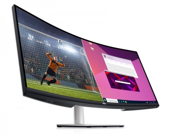 DELL 34'' S3423DWC WQHD USB-C FreeSync Gaming zakrivljeni monitor